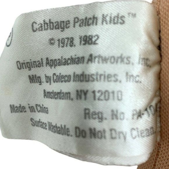 Cabbage Patch Dolls Vintage Girl Boy Blonde Hair 1978 1982 - Picture 6 of 12